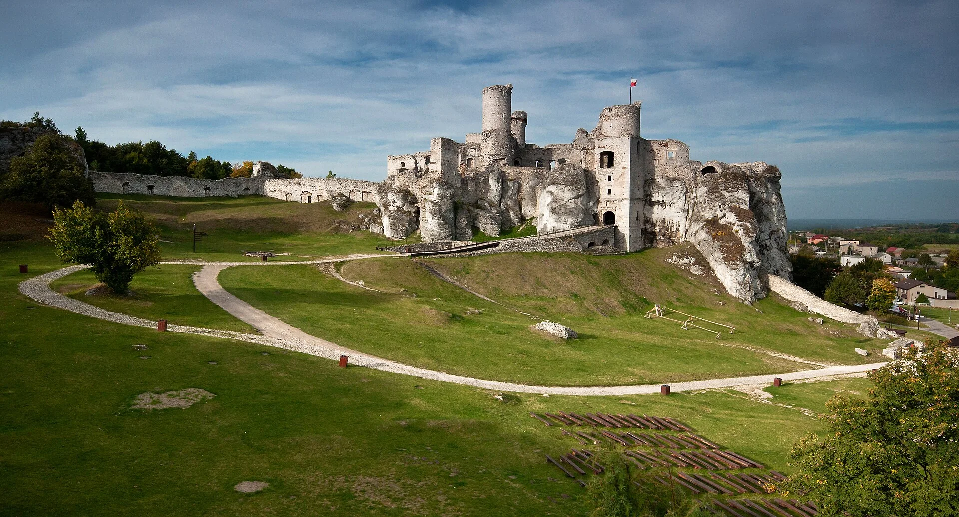 Panorama zamku Ogrodzieniec