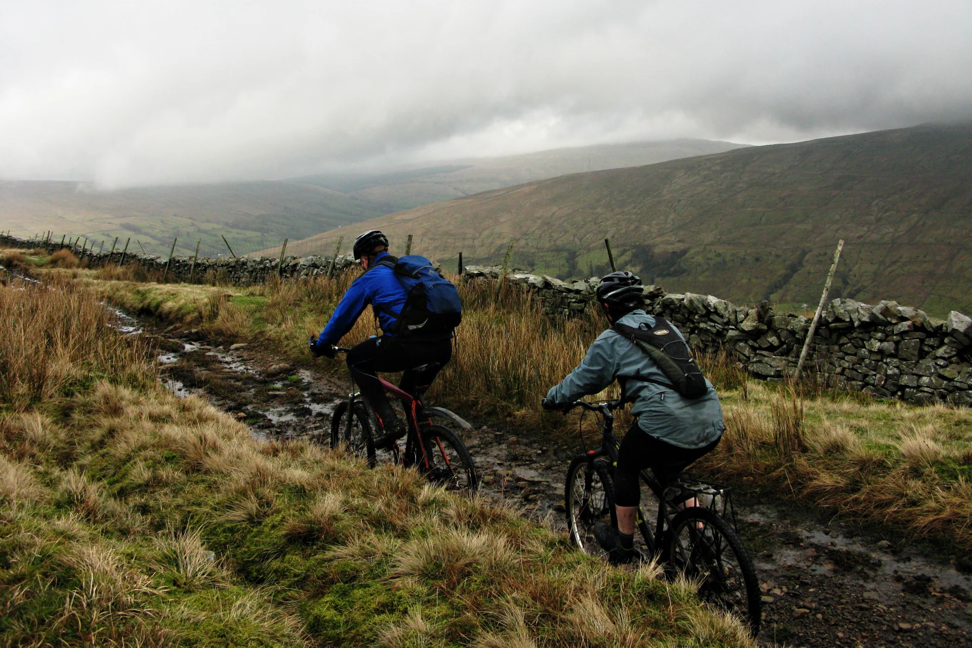 MTB w Forest of Bowland — fotografia ilustracyjna